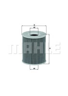 Масляный фильтр MAHLE ORIGINAL