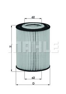 Масляный фильтр MAHLE ORIGINAL OX 433D