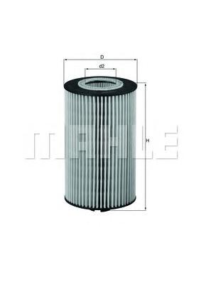 Масляный фильтр MAHLE ORIGINAL