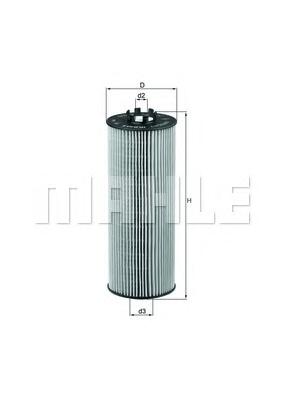 Масляный фильтр MAHLE ORIGINAL