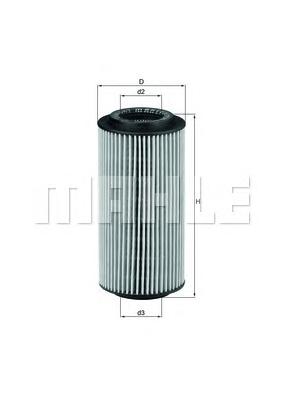 Масляный фильтр MAHLE ORIGINAL