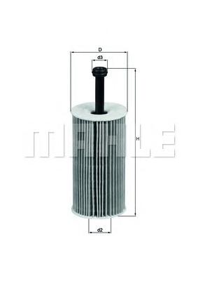 Масляный фильтр MAHLE ORIGINAL