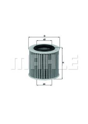 Масляный фильтр MAHLE ORIGINAL