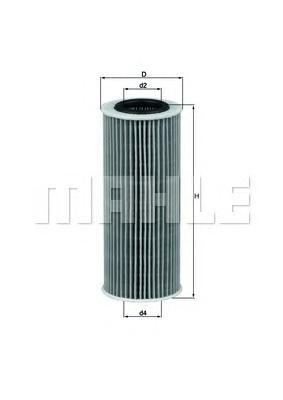 Масляный фильтр MAHLE ORIGINAL