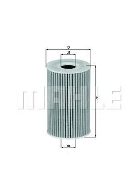 Масляный фильтр MAHLE ORIGINAL