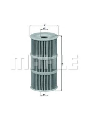 Масляный фильтр MAHLE ORIGINAL