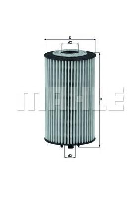 Масляный фильтр MAHLE ORIGINAL