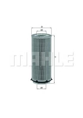 Масляный фильтр MAHLE ORIGINAL