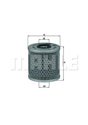 Масляный фильтр MAHLE ORIGINAL