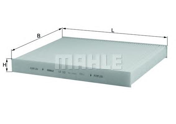 Фильтр, воздух во внутренном пространстве MAHLE ORIGINAL