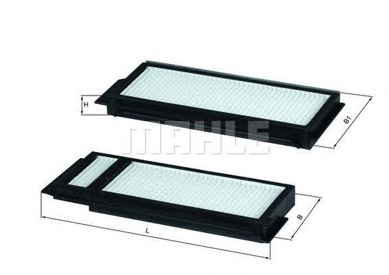 Фильтр, воздух во внутренном пространстве MAHLE ORIGINAL