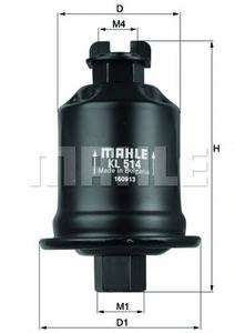 Топливный фильтр MAHLE ORIGINAL KL514