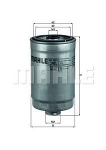 Топливный фильтр MAHLE ORIGINAL KC101/1