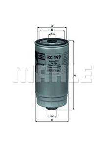 Топливный фильтр MAHLE ORIGINAL KC199