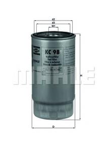 Топливный фильтр MAHLE ORIGINAL KC98