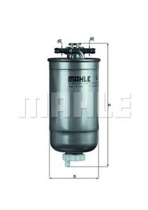Топливный фильтр MAHLE ORIGINAL KL147D