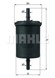 Топливный фильтр MAHLE ORIGINAL KL416/1