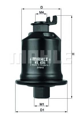 Топливный фильтр MAHLE ORIGINAL