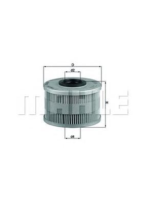 Топливный фильтр MAHLE ORIGINAL