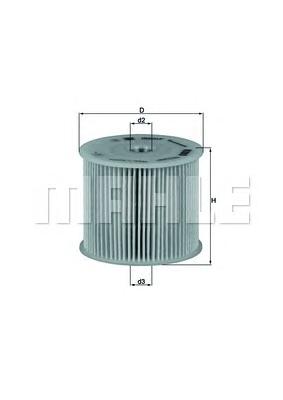 Топливный фильтр MAHLE ORIGINAL