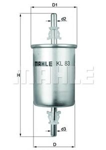Топливный фильтр MAHLE ORIGINAL