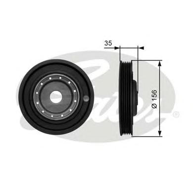 Ременный шкив, коленчатый вал GATES