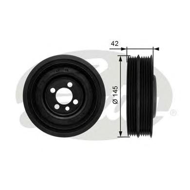 Ременный шкив, коленчатый вал GATES