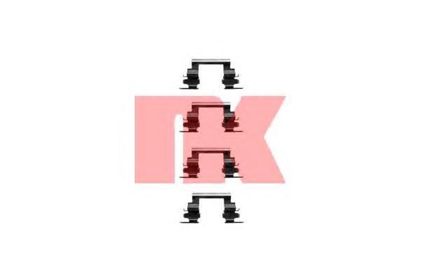 Комплектующие, колодки дискового тормоза NK