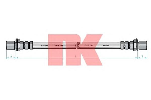 Тормозной шланг NK