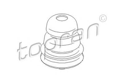 Втулка, балка моста TOPRAN 722686
