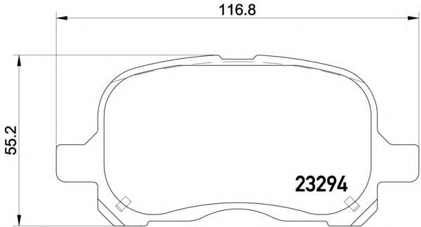 Комплект тормозных колодок, дисковый тормоз PAGID