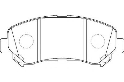 Комплект тормозных колодок, дисковый тормоз WAGNER WBP24632A