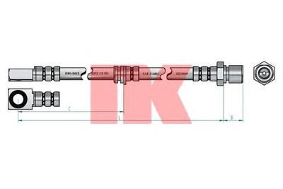 Тормозной шланг NK 853654