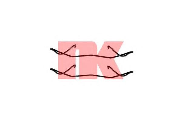 Комплектующие, колодки дискового тормоза NK