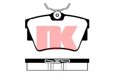 Комплект тормозных колодок, дисковый тормоз NK 223627