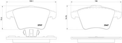 Комплект тормозных колодок, дисковый тормоз HELLA PAGID 8DB355013821