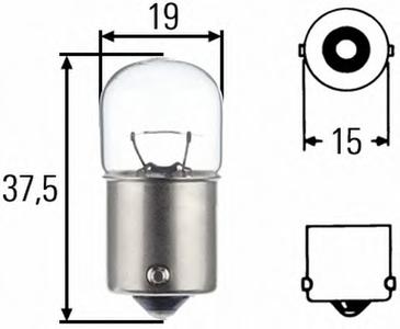 Лампа накаливания, фонарь указателя поворота HELLA 8GA002071131