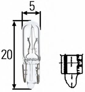 Лампа накаливания HELLA 8GP002095121