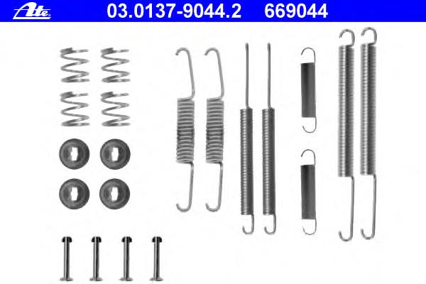 Комплектующие, тормозная колодка ATE