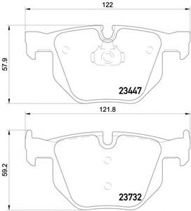 Комплект тормозных колодок, дисковый тормоз HELLA PAGID 8DB355013941