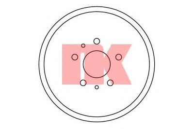 Тормозной барабан NK 252543