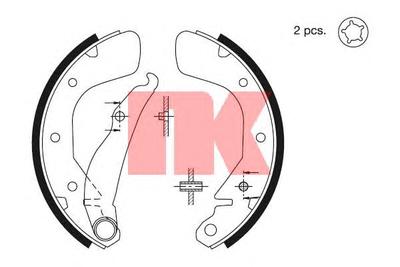 Комплект тормозных колодок NK 2736540