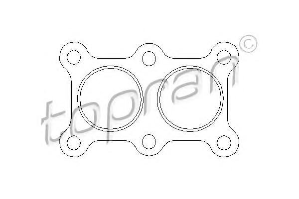 Прокладка, труба выхлопного газа TOPRAN