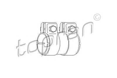 Соединительные элементы, система выпуска TOPRAN 107219