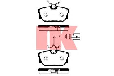 Комплект тормозных колодок, дисковый тормоз NK 224759