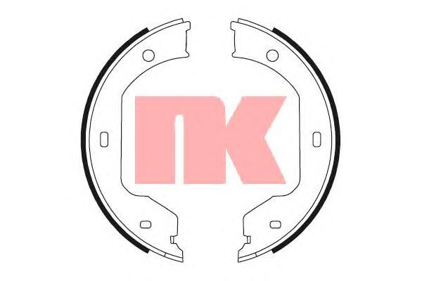 Комплект тормозных колодок, стояночная тормозная система NK