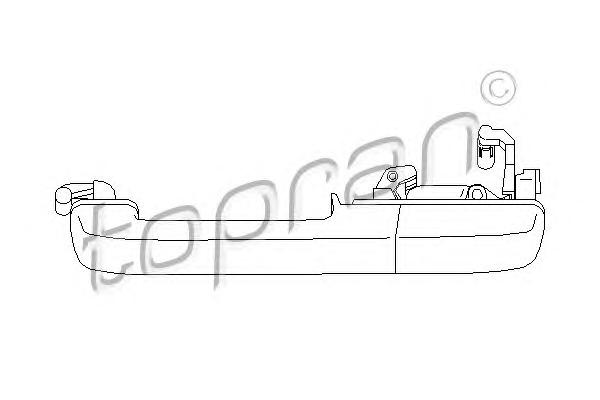 Ручка двери TOPRAN