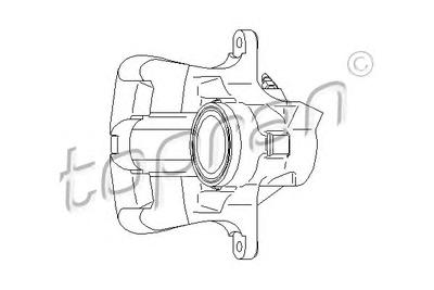 Тормозной суппорт TOPRAN 110287
