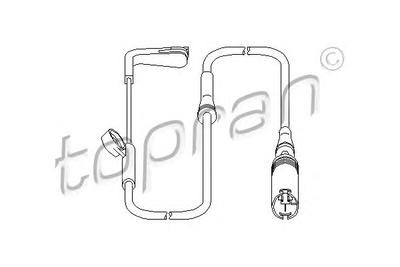 Датчик, износ тормозных колодок TOPRAN 500993