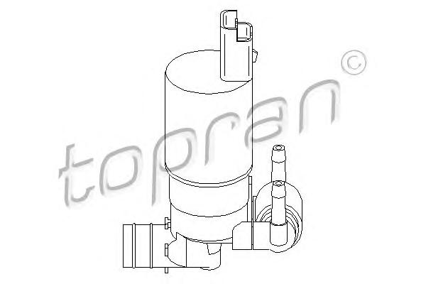 Водяной насос, система очистки окон TOPRAN